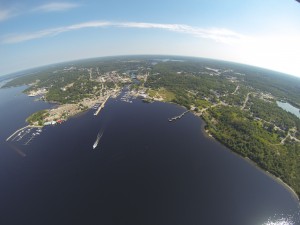 Parry Sound, Ontario, Canada - view from a seaplane