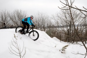 Fat biking in Parry Sound