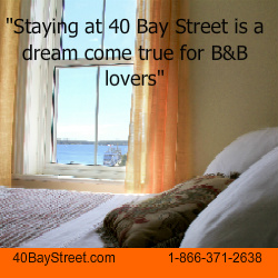40 Bay Street Bed and Breakfast Ad
