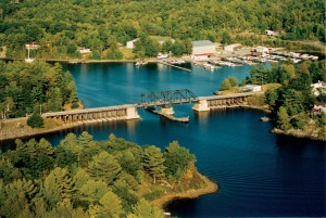 Swing Bridge to Wasauksing on Parry Island