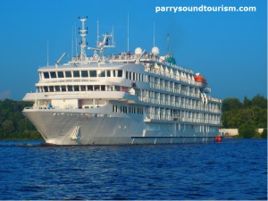 Pearl Mist in Parry Sound Harbour